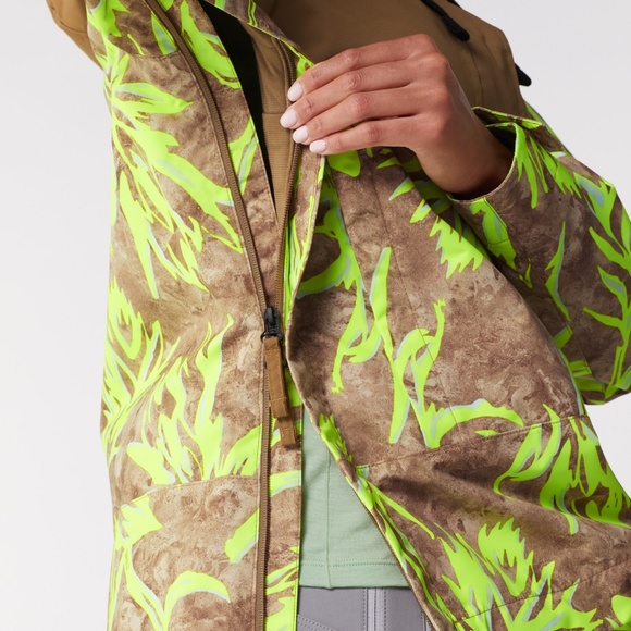 NWT The North Face Tanager Anorak Prairie Paintbrush Ski Hooded Jacket Zip Neck - Picture 6 of 10